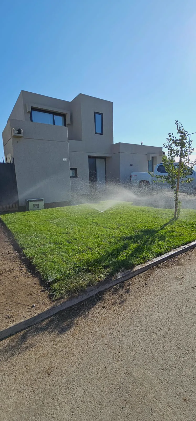 Instalación de pasto